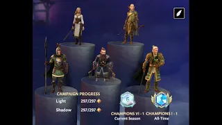 LotR: Heroes of Middle-earth Arena team (out of meta)