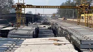 Prestressed concrete sleepers in Railway construction