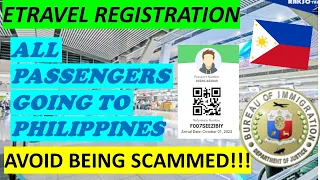 ALL PASSENGERS MUST REGISTER FOR ETRAVEL| THIS IS NOT GOING AWAY!