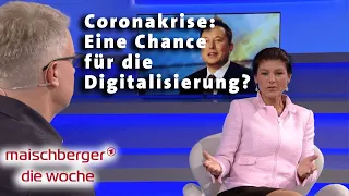 Sahra Wagenknecht und Frank Thelen bei maischberger. die woche 02.09.2020