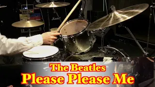 The Beatles - Please Please Me (Drums cover from fixed angle)