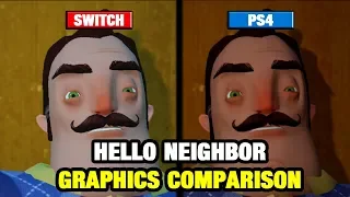 Hello Neighbor Graphics Comparison - Switch vs PS4