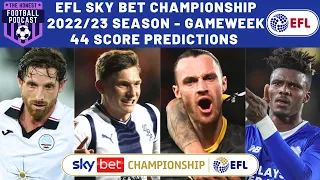 EFL SKY BET CHAMPIONSHIP 2022/23 SEASON | GAMEWEEK 44 SCORE PREDICTIONS