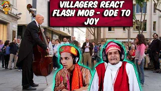 Villagers React To Flash Mob - Ode to Joy ! Tribal People React To Flash Mob - Ode to Joy