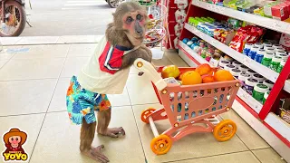 YoYo Jr goes to the supermarket to buy milk for Ai Tran