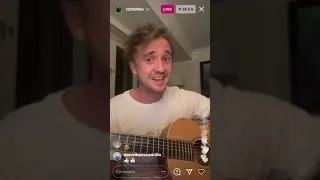 Tom Felton live on Instagram, December 19, 2020