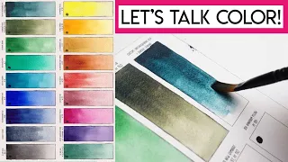 What's in my 2022 watercolor palette? ✶ Swatching my new colors!