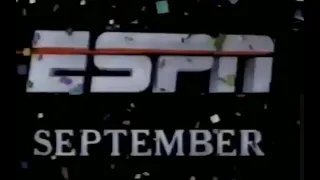 1989 ESPN September PROMO & COMMERCIALS Part 2 - CFA Football