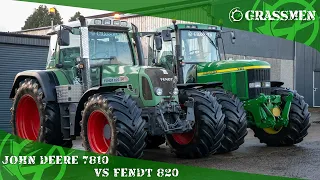 John Deere 7810 vs Fendt 820!