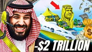 How does Prince Salman of Saudi Arabia spend his estimated $2 trillion fortune?