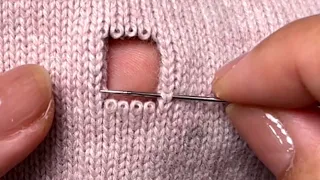 💯👍Magical Way to Repair a Hole in a Knitted Sweater