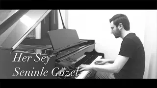 Her Sey Seninle Güzel Piano (Everything Is Beautiful With You) Zerrin Özer (Kördüğüm Dizi)