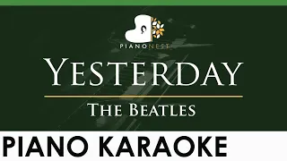 The Beatles - Yesterday - LOWER Key (Piano Karaoke Instrumental Slowed Down)