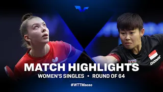 Mariia Tailakova vs Lin Ye | WTT Star Contender Doha 2021 | Women's Singles | Round of 64