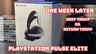 PS5 Pulse Elite Headset: One Week Later (Keep or Return?)