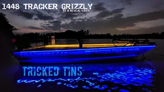 Best 1448 Tracker Grizzly ever! Full tournament build. #trickedtins #bassfishing #tincankiller