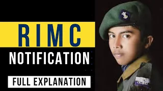RIMC Notification | Full Detailed Explaination