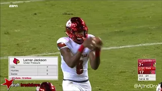 Lamar Jackson (Louisville QB) vs NC State - 2017