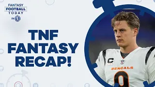 TNF Recap: Joe Burrow (wrist), Mark Andrews (ankle) injured in Week 11 (Fantasy Football Today in 5)