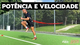 Treino de VELOCIDADE de um Jogador Profissional