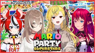 【#KaelaBurstday2023】#4 WHO'S THE LUCKIEST? how about the burstday girl? 👀【Mario Party Superstars】