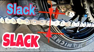 Motorcycle Chain Slack