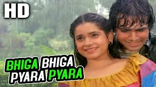 Bhiga Bhiga Pyara Pyara | Amit Kumar, Asha Bhosle | Jawaani 1984 Songs | Neelam, Karan Shah