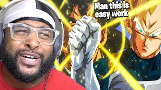 When VEGETA showed BROLY why he's the Prince of ALL 3 Saiyans ( @blankboy_ ) | Reaction