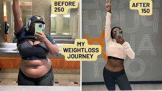 HOW I LOST 100LBS IN 1 YEAR  ( MY STORY )