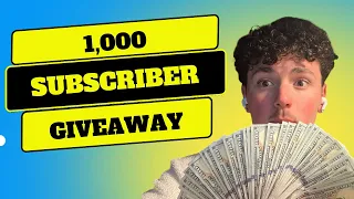 1,000 Subscriber Giveaway!