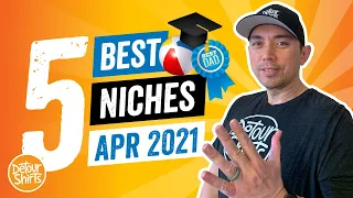 Top 5 Print on Demand Niches for April 2021 🔥  Niche Research. Learn what T-Shirt Topics to Design