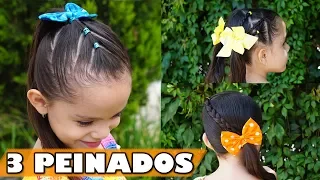 3 PEINADOS PARA LA ESCUELA 2019 | PEINADOS PARA NIÑAS