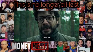 This is No Longer a Heist, This is a war scene mashup reaction#moneyheist #moneyhiestbndle