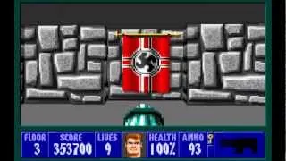 Wolfenstein 3D (id Software) (1992) Episode 1 - Escape From Castle Wolfenstein - Floor 3 [HD]