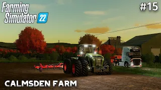 Purchasing CLAAS XERION 4500. Cultivating 20ha #15 🔹️Calmsden Farm🔹️Farming Simulator 22🔹️Timelapse