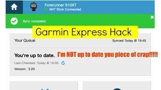 Garmin Express Hack - Data Not Uploading? Try this...