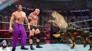 Goldberg Great Khali vs Cheetah Devil Dog Tag Team Match Wrestling News