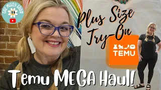 MEGA Temu Plus Size Clothing Try-On Haul | Springtime Fashion and Fun!