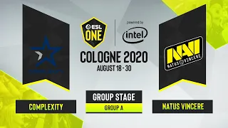 CS:GO - Complexity vs. Natus Vincere [Nuke] Map 2 - ESL One Cologne 2020 - Group A - EU