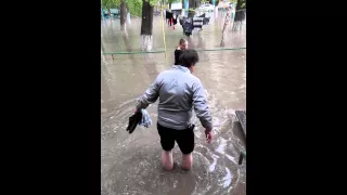 Потоп в Костанае (Казахстан)
