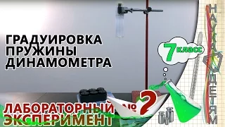 Лабораторная работа 2 - "Градуировка пружины динамометра" (7 класс)