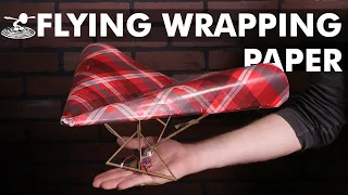 Epic DIY Wrapping Paper Plane