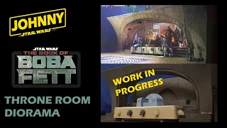 The Mandalorian Jabba the Hutt / The Book of Boba Fett Throne Room Palace  Diorama