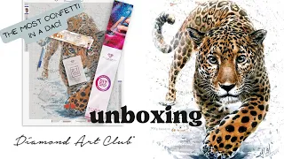 UNBOXING - Leopard Watercolor by Diamond Art Club