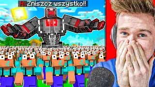 SZTUCZNA INTELIGENCJA KONTROLUJE 100 WIDZÓW w Minecraft | Extreme