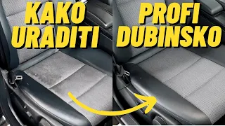 Kako PROFESIONALNO oprati sedista DUBINSKI! | Uradi Sam | From Amateur to Pro