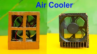 How to make powerful air cooler at home, science project air cooler