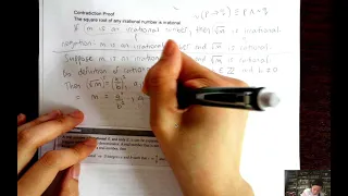 Proof by Contradiction: The square root of any irrational number is irrational