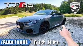 612HP Audi TT RS MTM 300km/h+ REVIEW POV on AUTOBAHN & ROAD by AutoTopNL