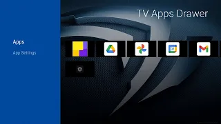 TV Apps Drawer создает список приложений, баннеры которых не отображаются на экране Android TV.